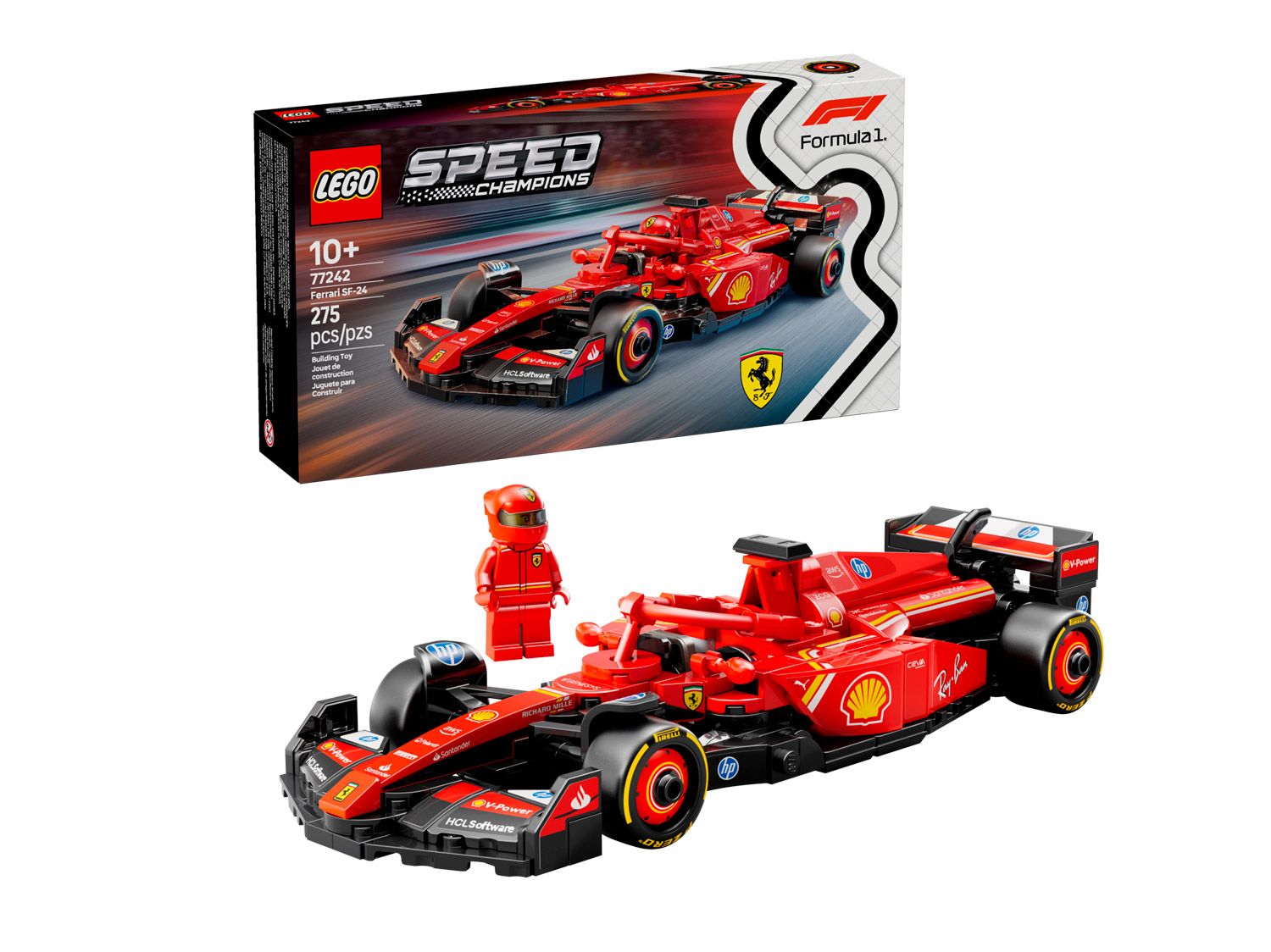 Конструктор LEGO Speed Champions Ferrari SF-24 77242 275 дет. - фото 1