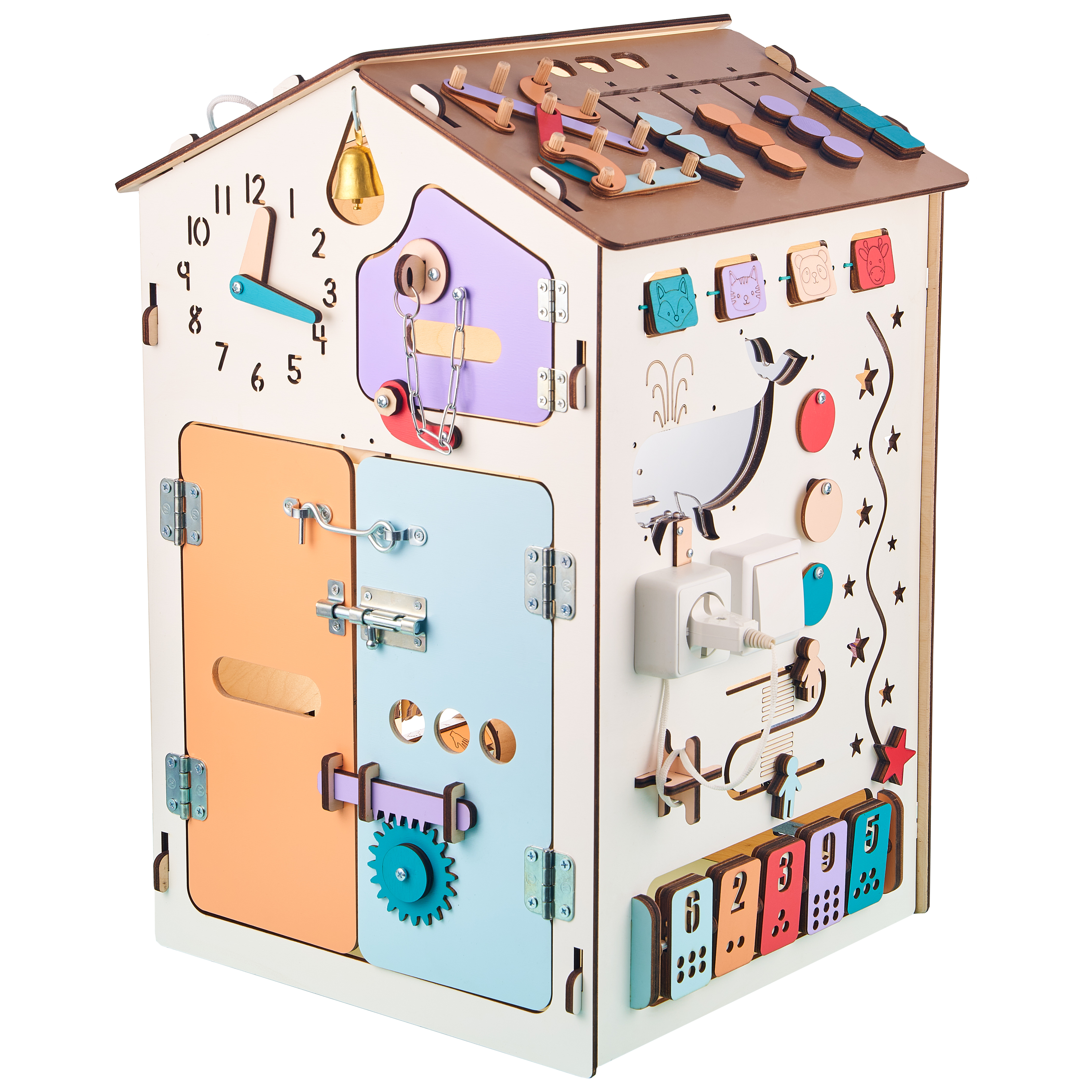 Игрушка Bunny Board бизиборд Дом с китом - фото 1