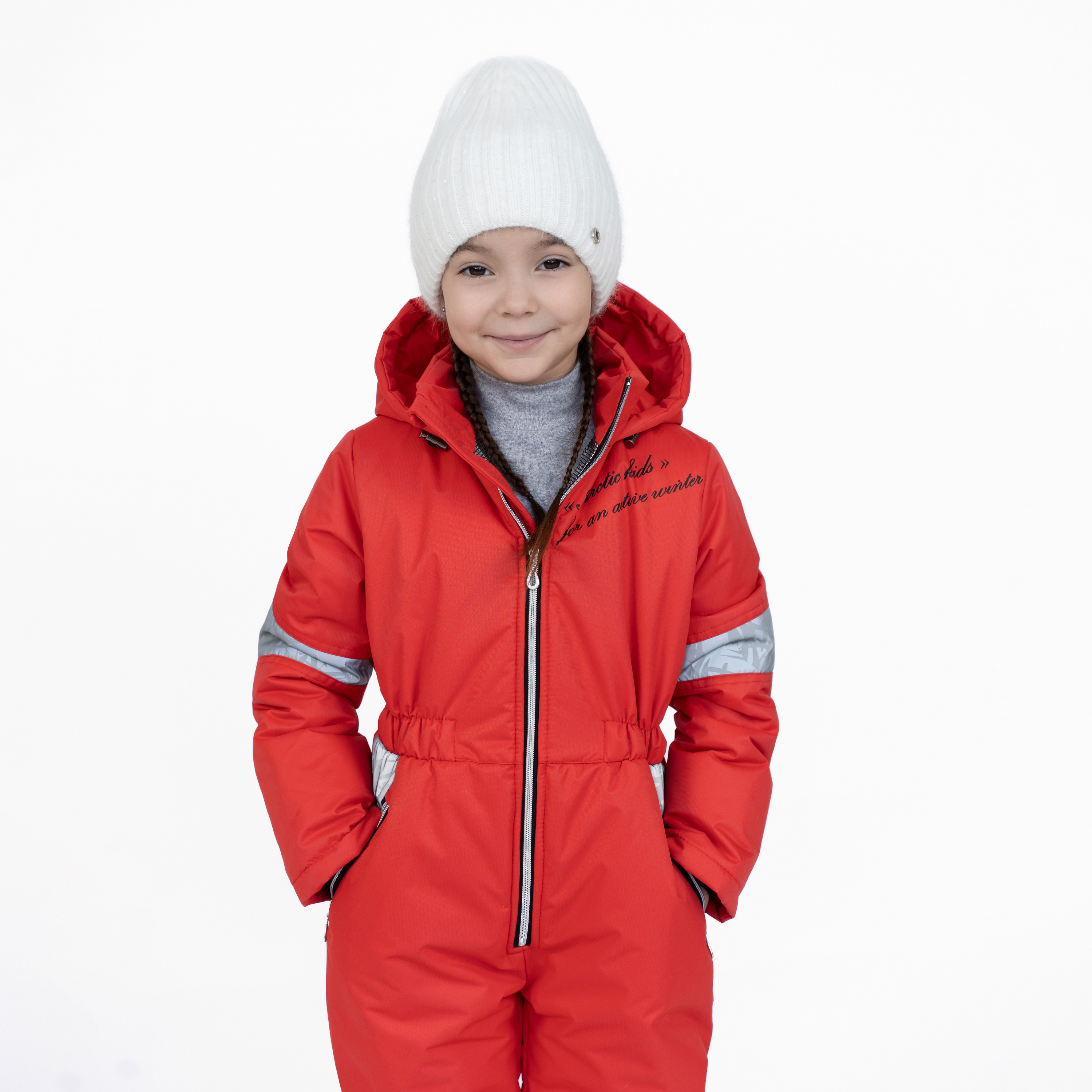 Комбинезон Arctic kids 30-041 красный - фото 21