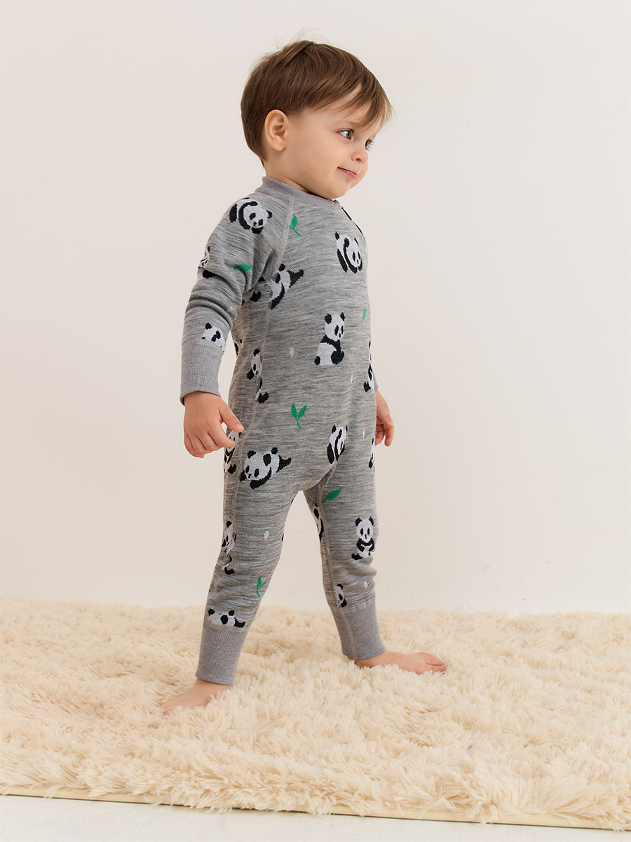 Термокомбинезон Dr. Wool DWWNB16/панды - фото 7