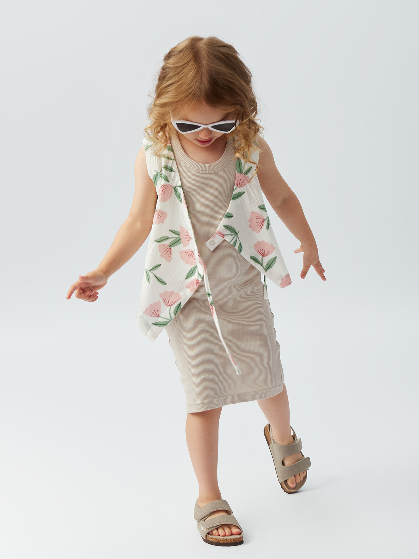 Халат Happy Baby 88194_pink flower - фото 20