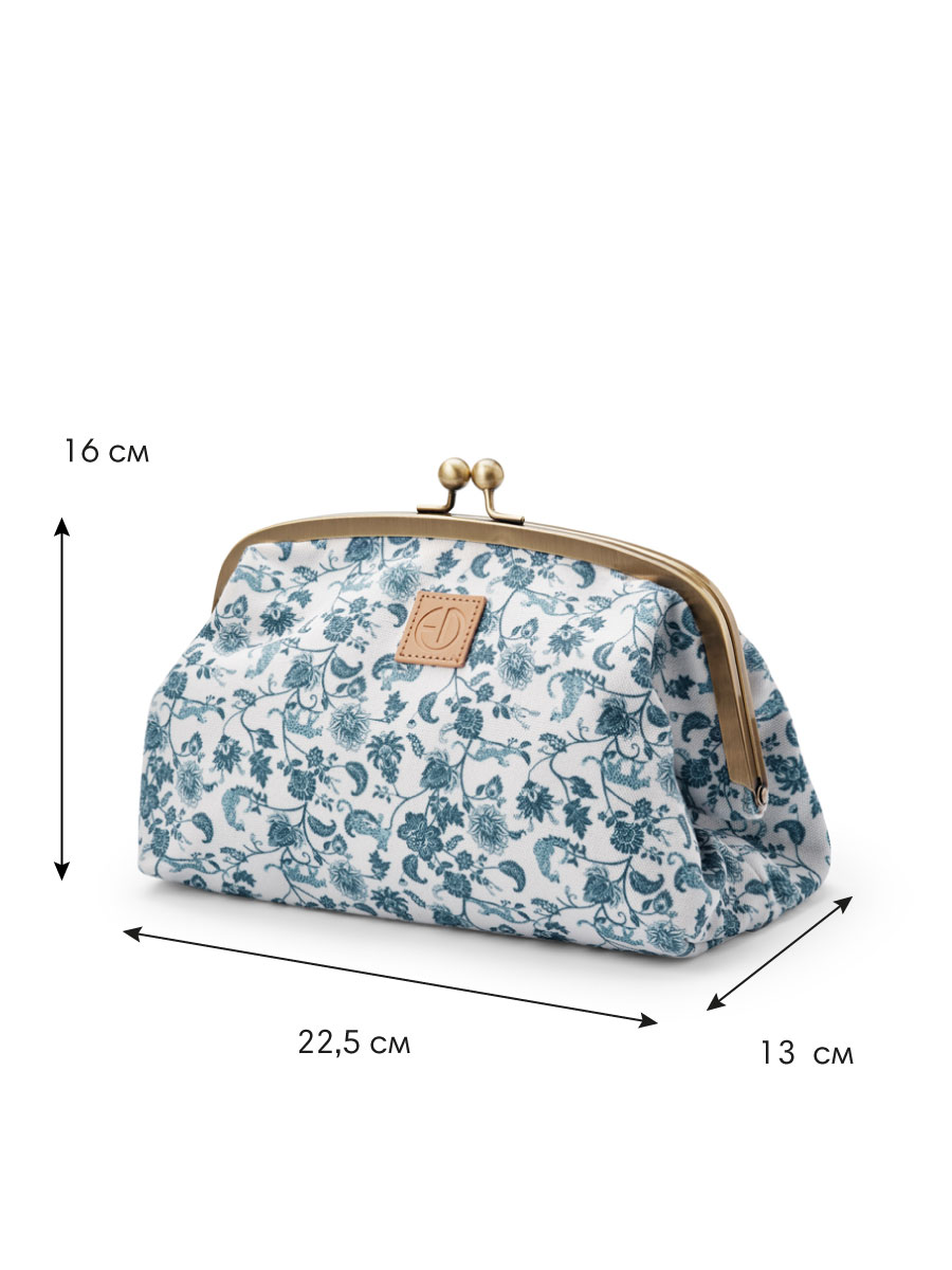 Косметичка женская с фермуаром Elodie Garden Leo Toile - фото 4