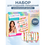 Набор для творчества Make it Real плетение Браслеты Сладкое угощение