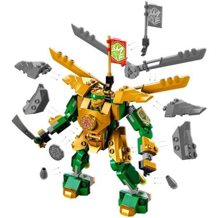 Конструктор LEGO NINJAGO Битва роботов Ллойда Ниндзяго блочный