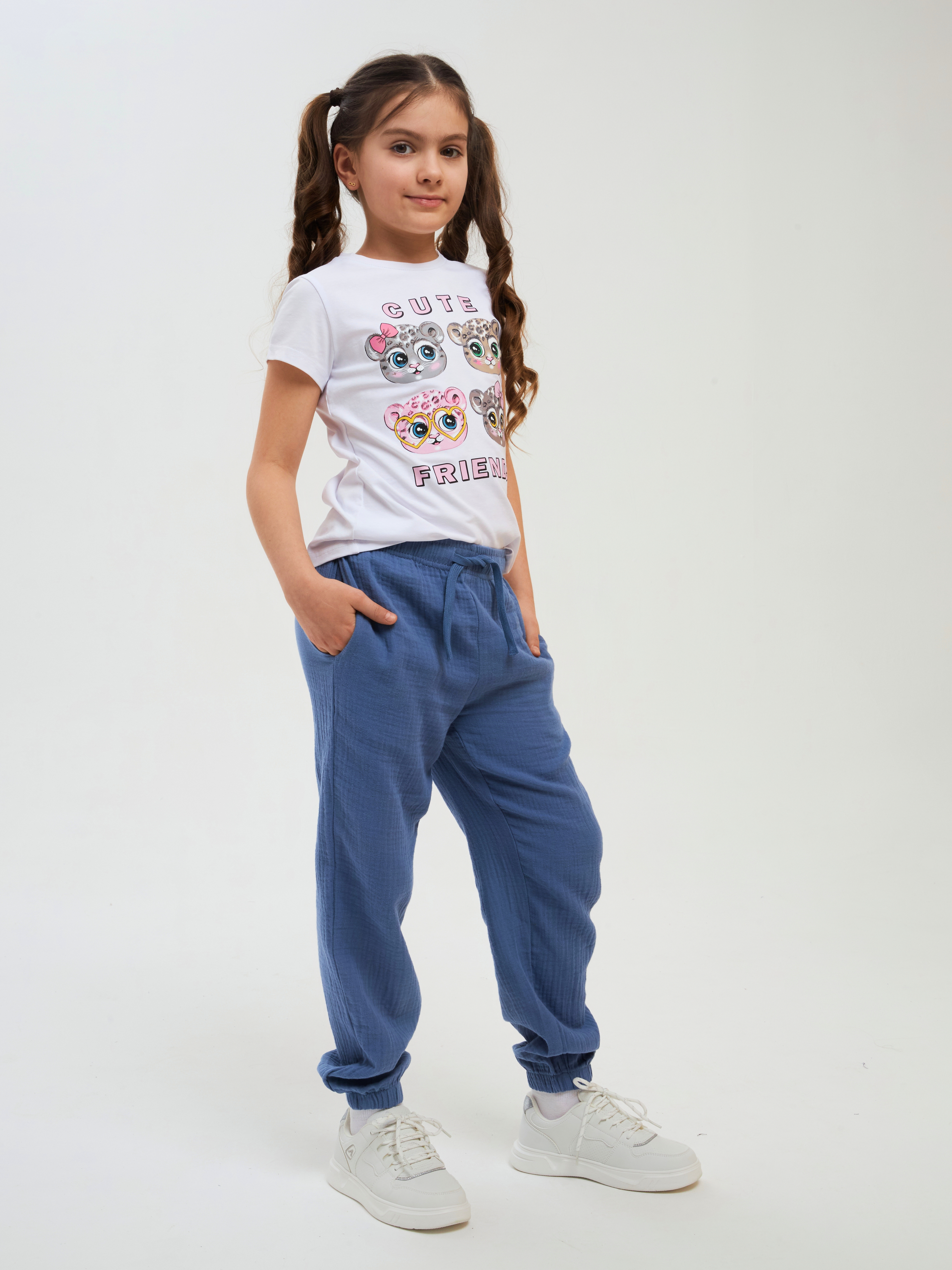 Брюки ME WE JU125-W301-176_Голубой - фото 6