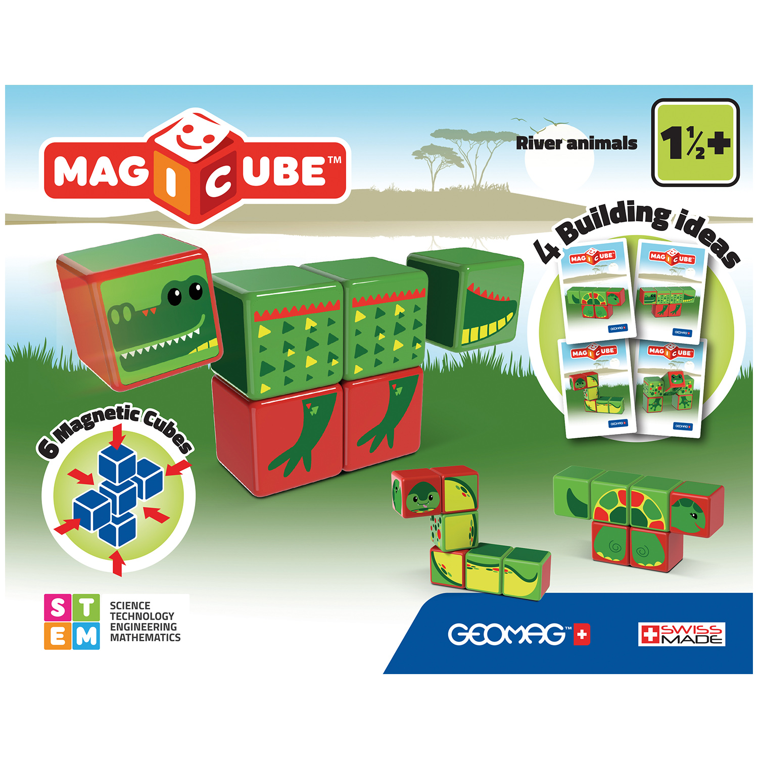 Конструктор Geomag MagiCube Водоплавающие магнитный - фото 5