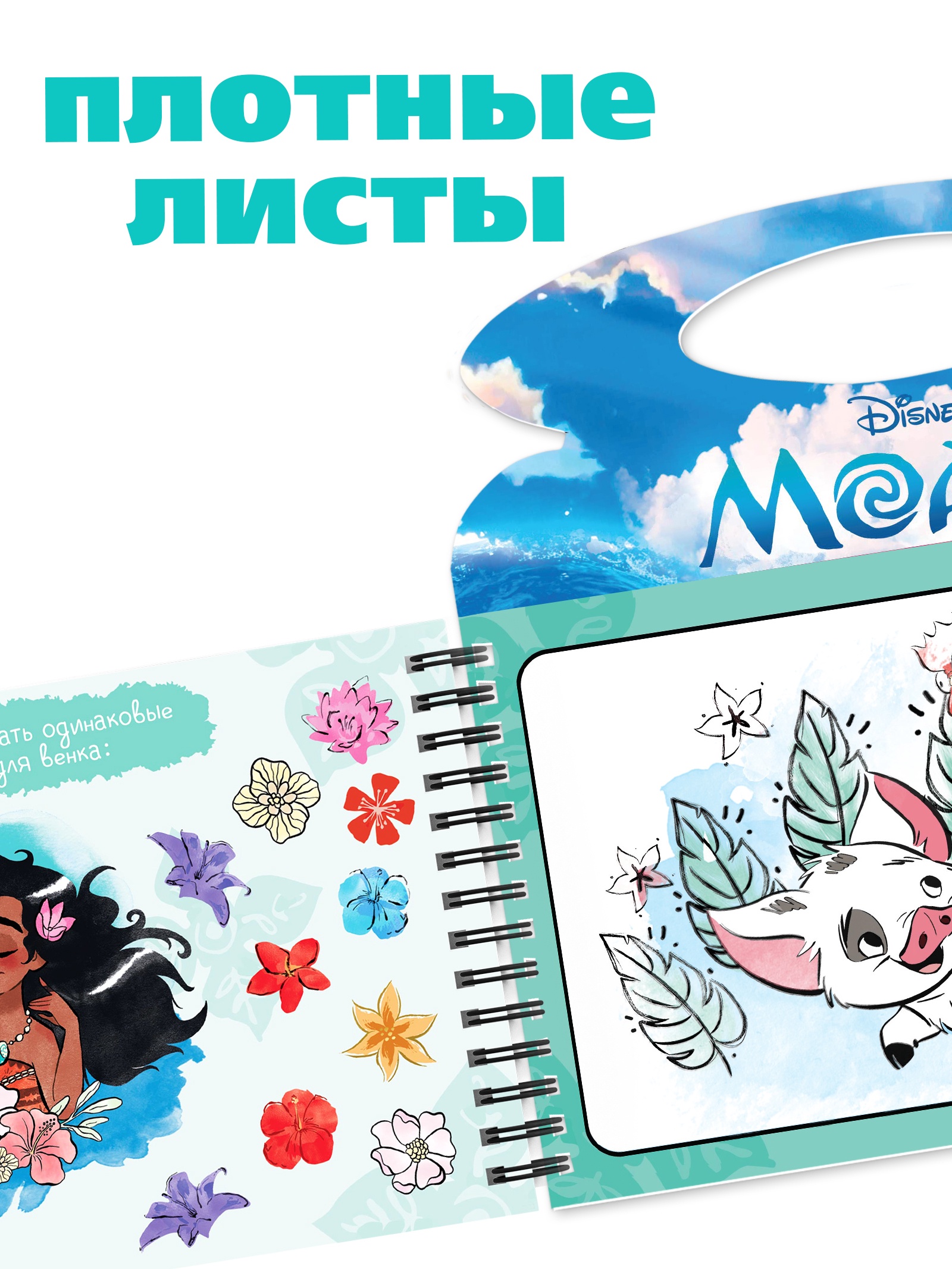 Водная раскраска Disney Поиски Пуа многоразовая Моана - фото 10