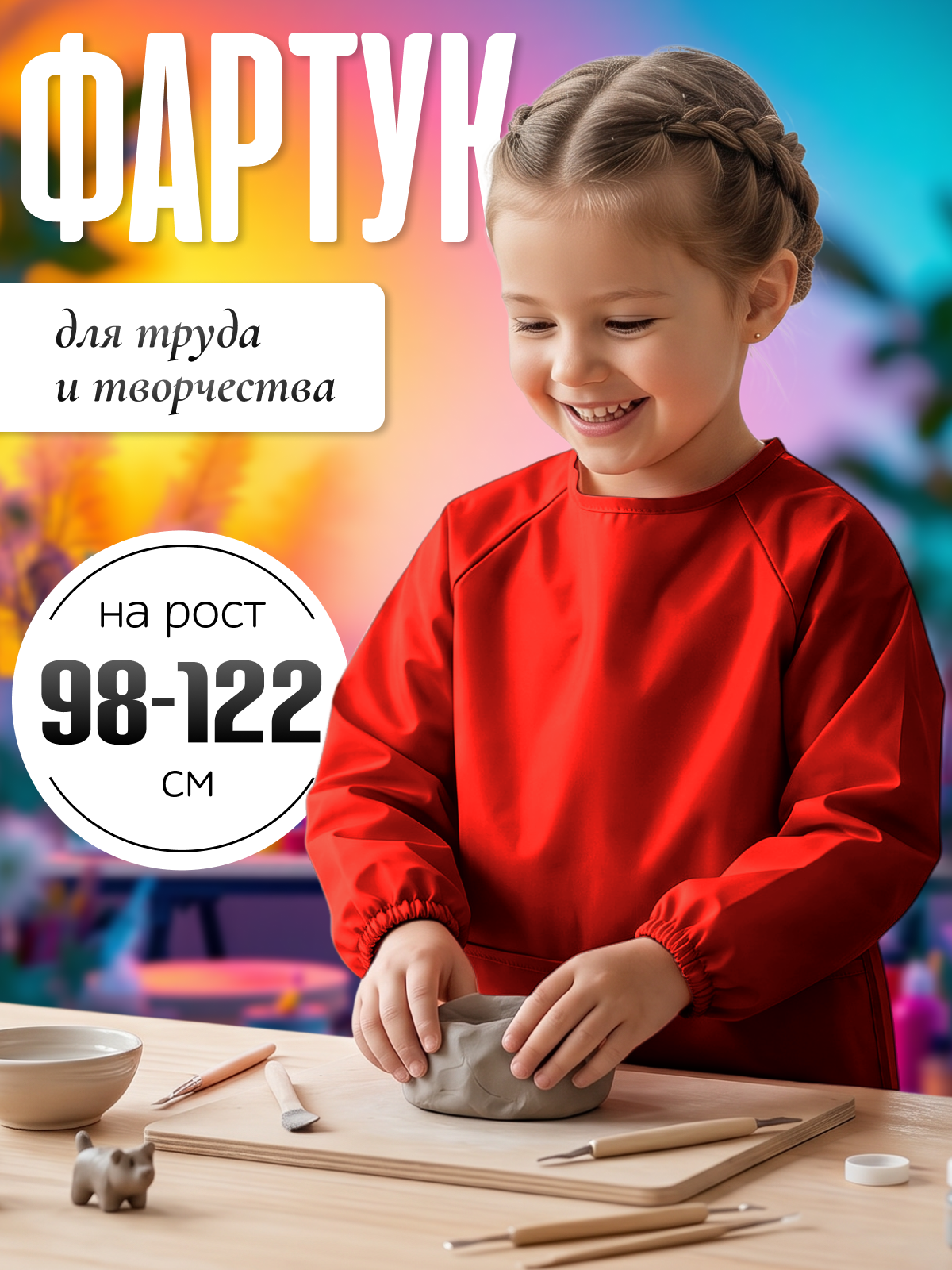 Фартук AXLER с рукавами - фото 1