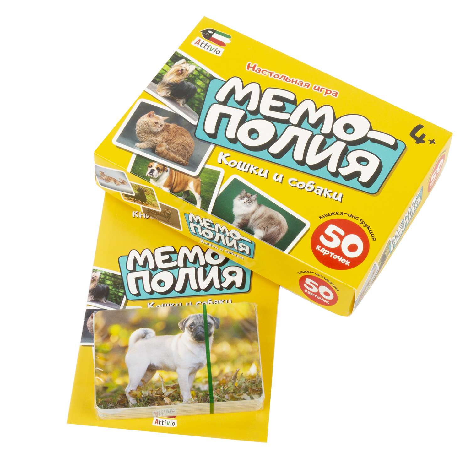 Настольная игра Attivio Мемополия Кошки и собаки - фото 8