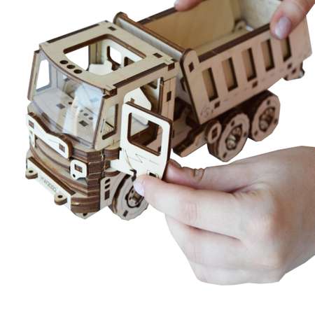 Конструктор HobbyWood Грузовик самосвал деревянный