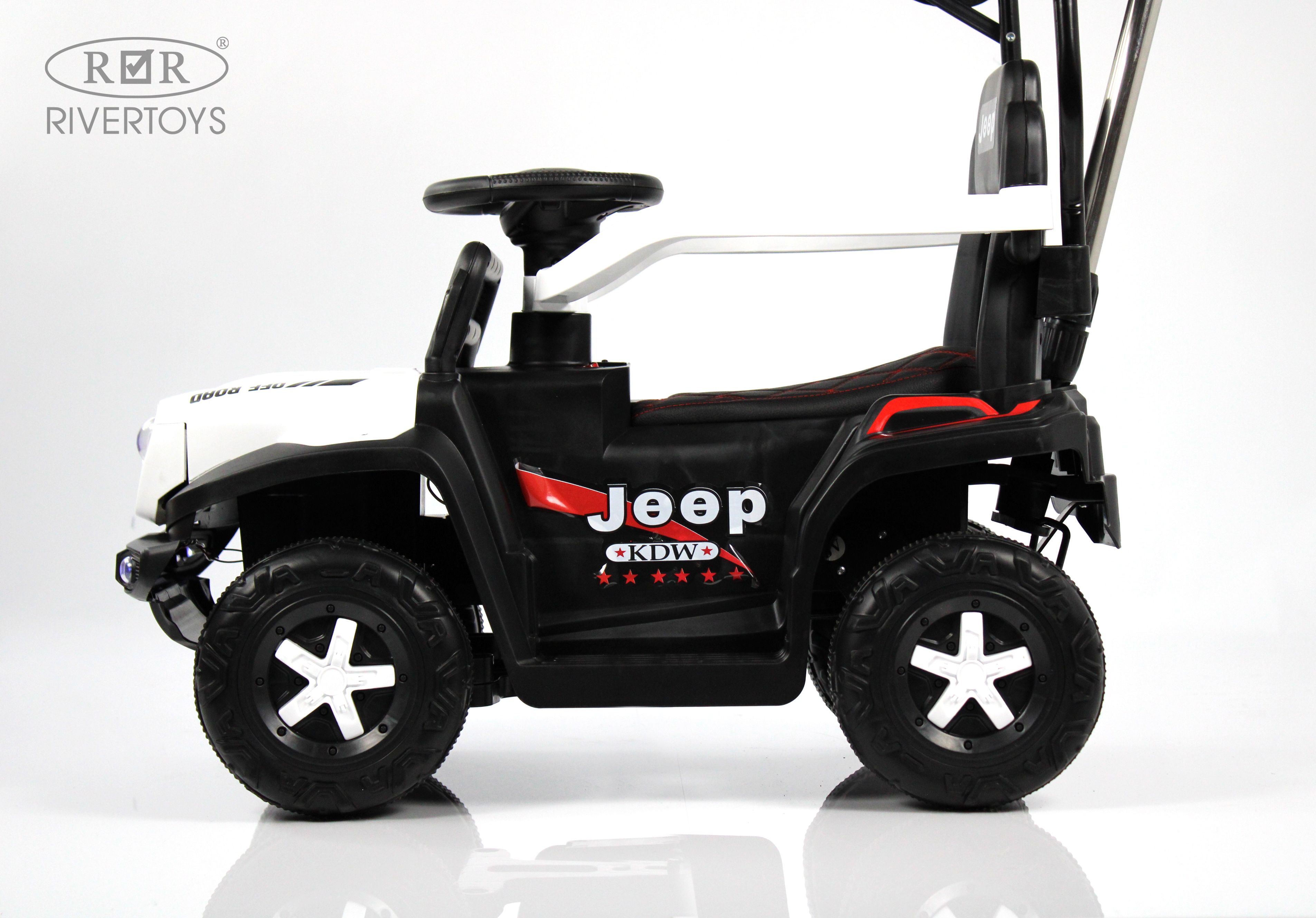 Электромобиль RIVERTOYS G003GG-WHITE С пультом ДУ - фото 10