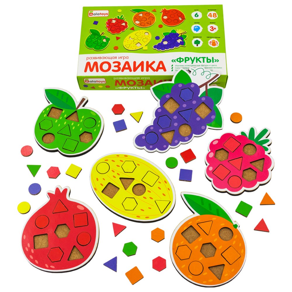 Настольная игра Alatoys Сортер Фрукты в ассортименте - фото 11