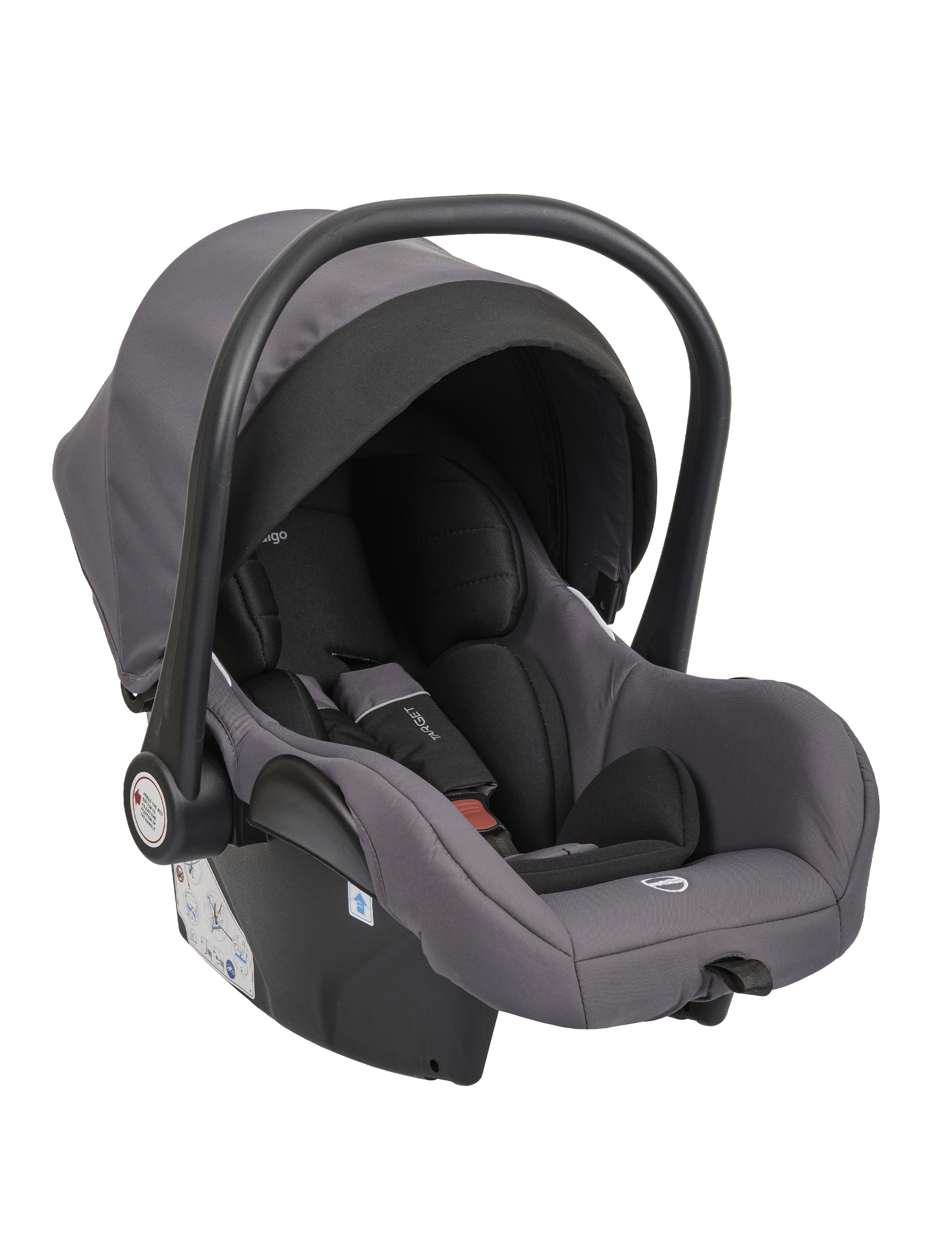 Коляска трансформер Indigo TARGET 3в1 серый - фото 21