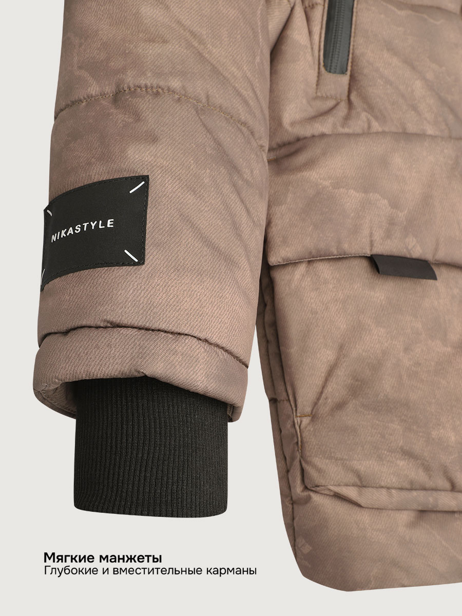 Куртка NIKASTYLE 4з8125 кэмел - фото 10