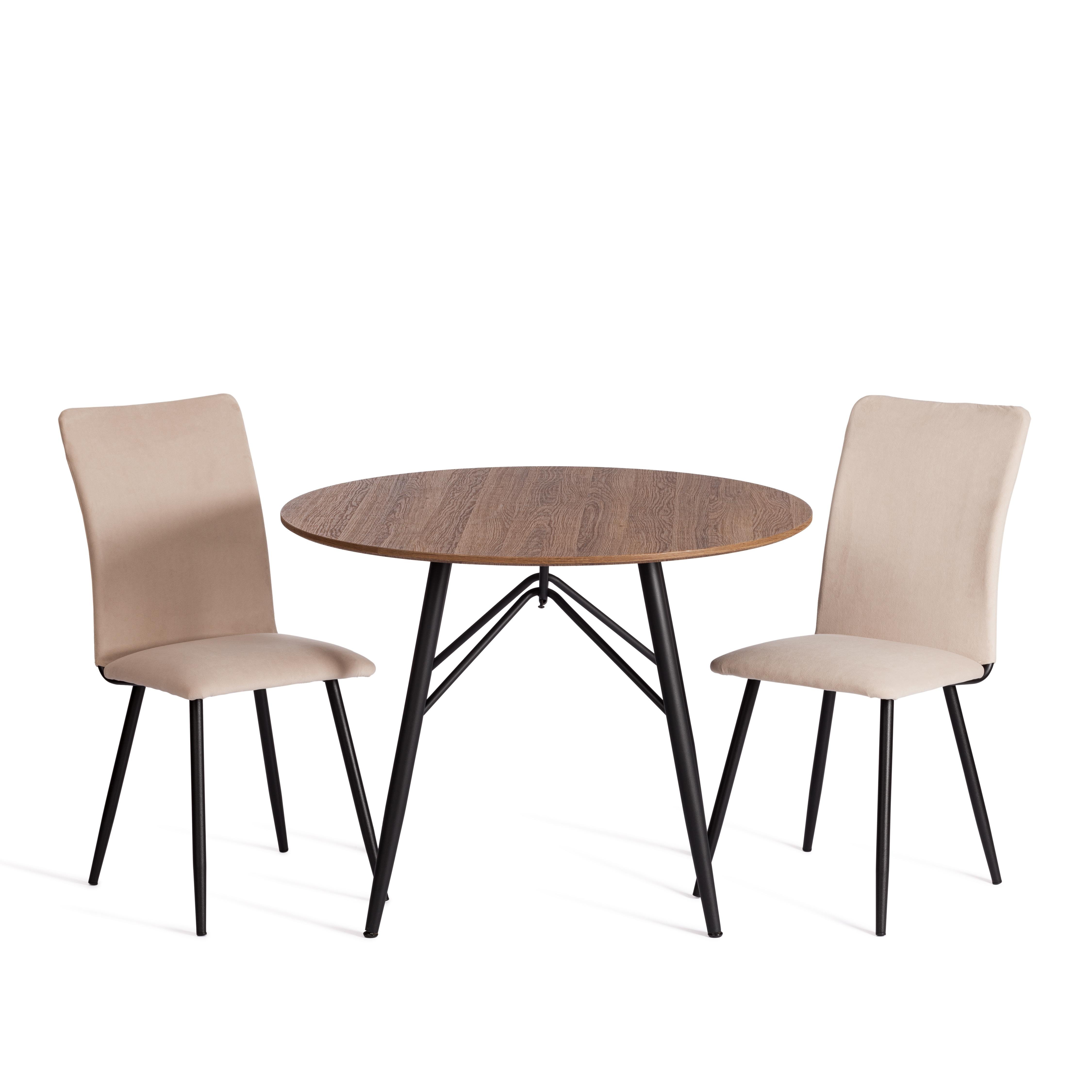 Стул TETCHAIR La Rousse велюр, бежевый - фото 12