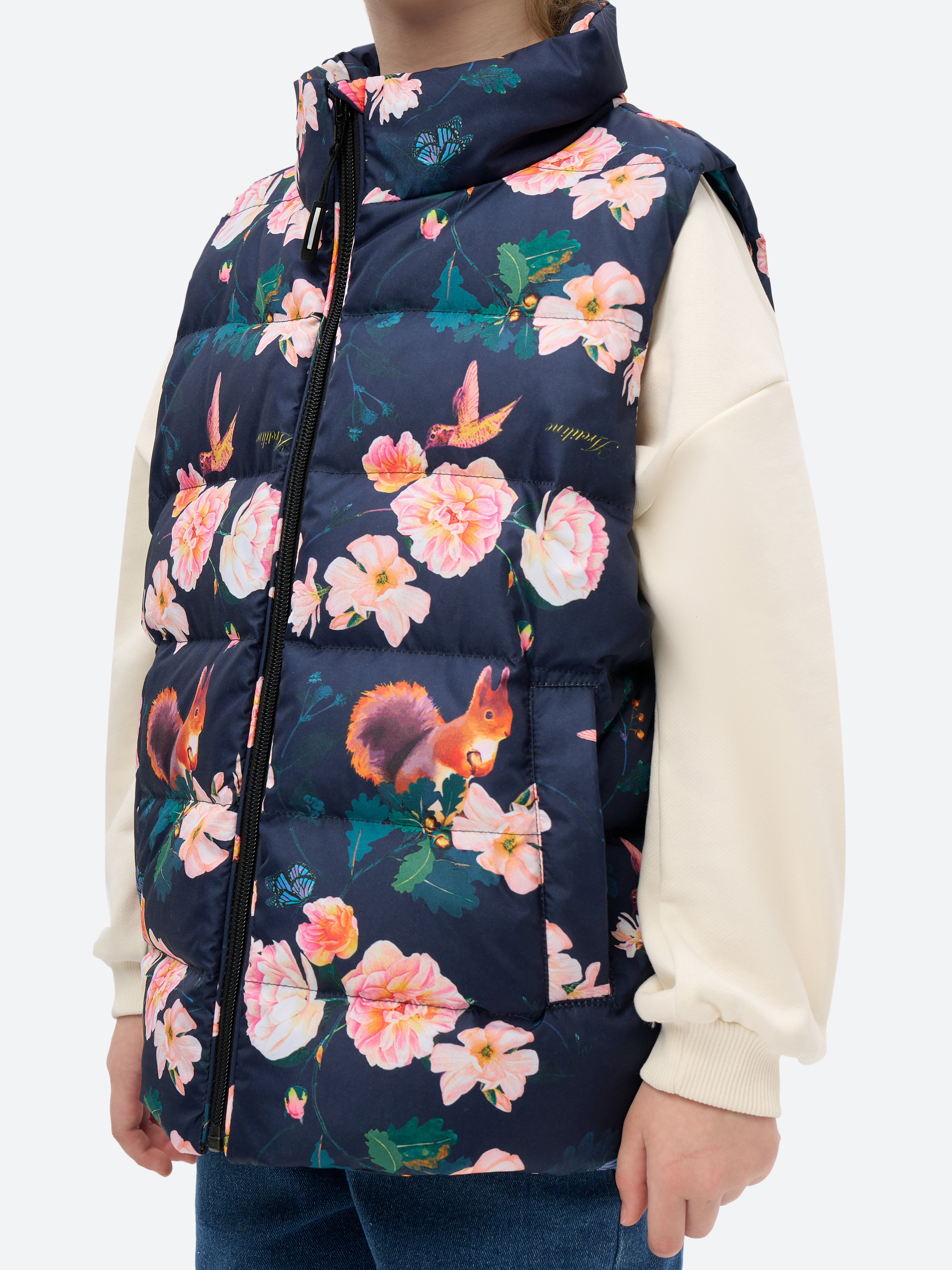 Жилет Arctiline Майри 800 D-25 Принт "Белочки" - фото 4