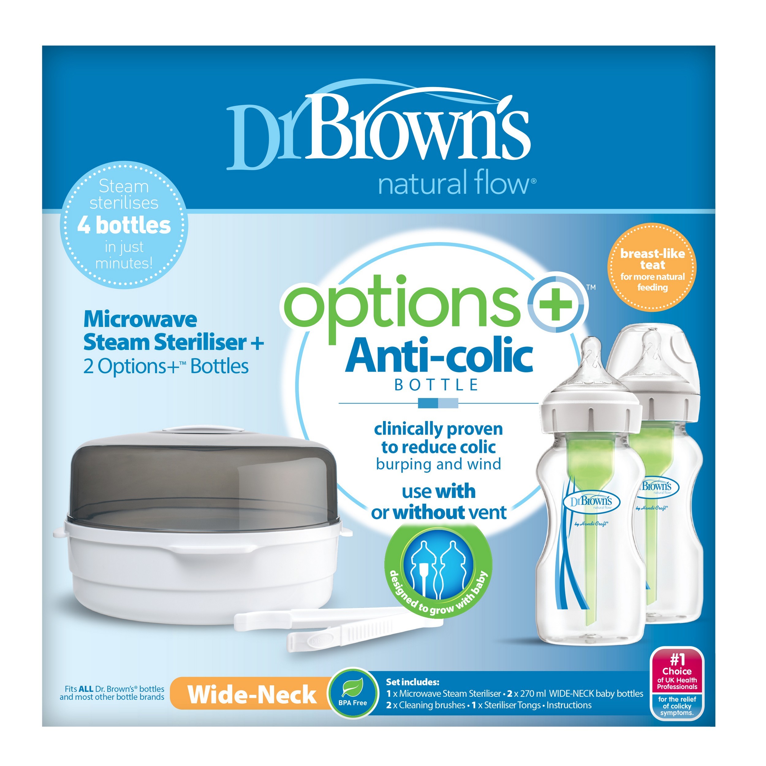 Набор для кормления Dr Browns Anti-Colic - фото 2