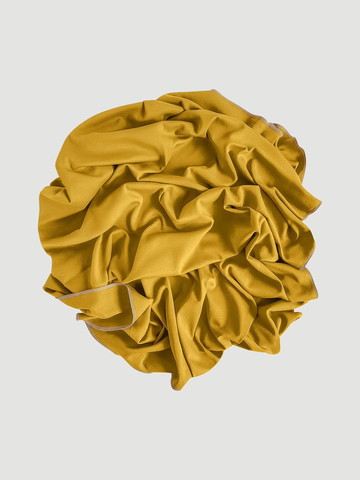 Пелёнка Mjolk Mustard трикотаж 85х120 см - фото 2