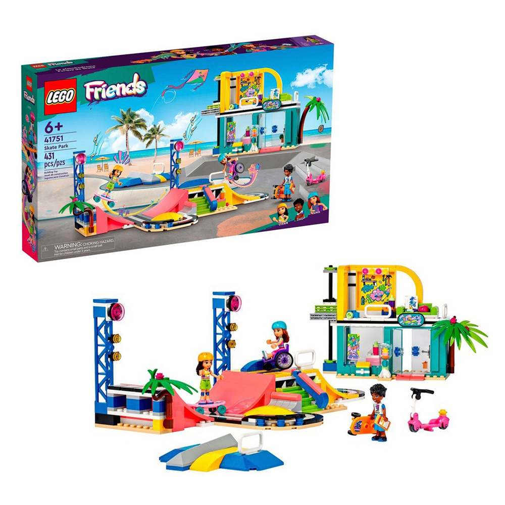 Конструктор LEGO Friends Скейт-парк 431 дет. - фото 2