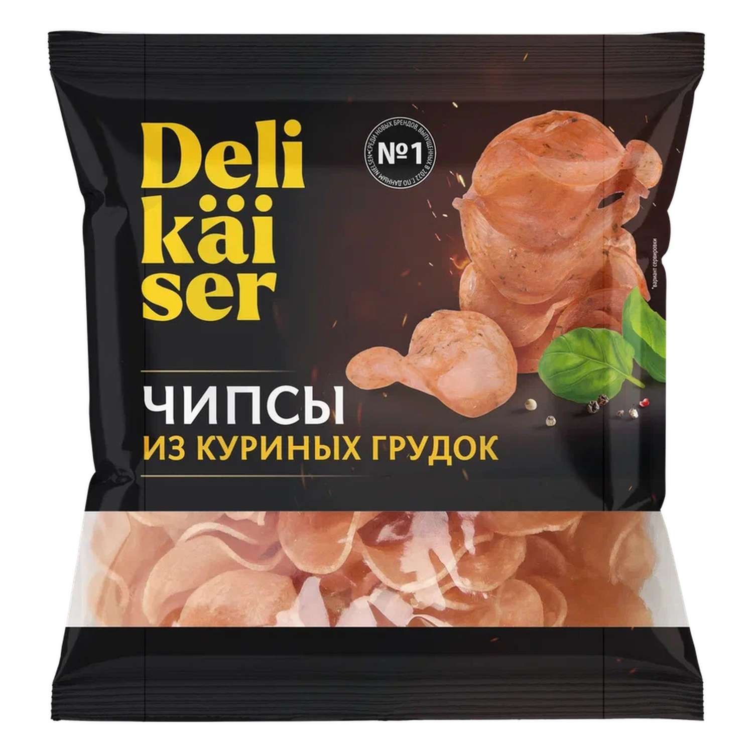 Чипсы из куриных грудок Delikaiser 25г - фото 1