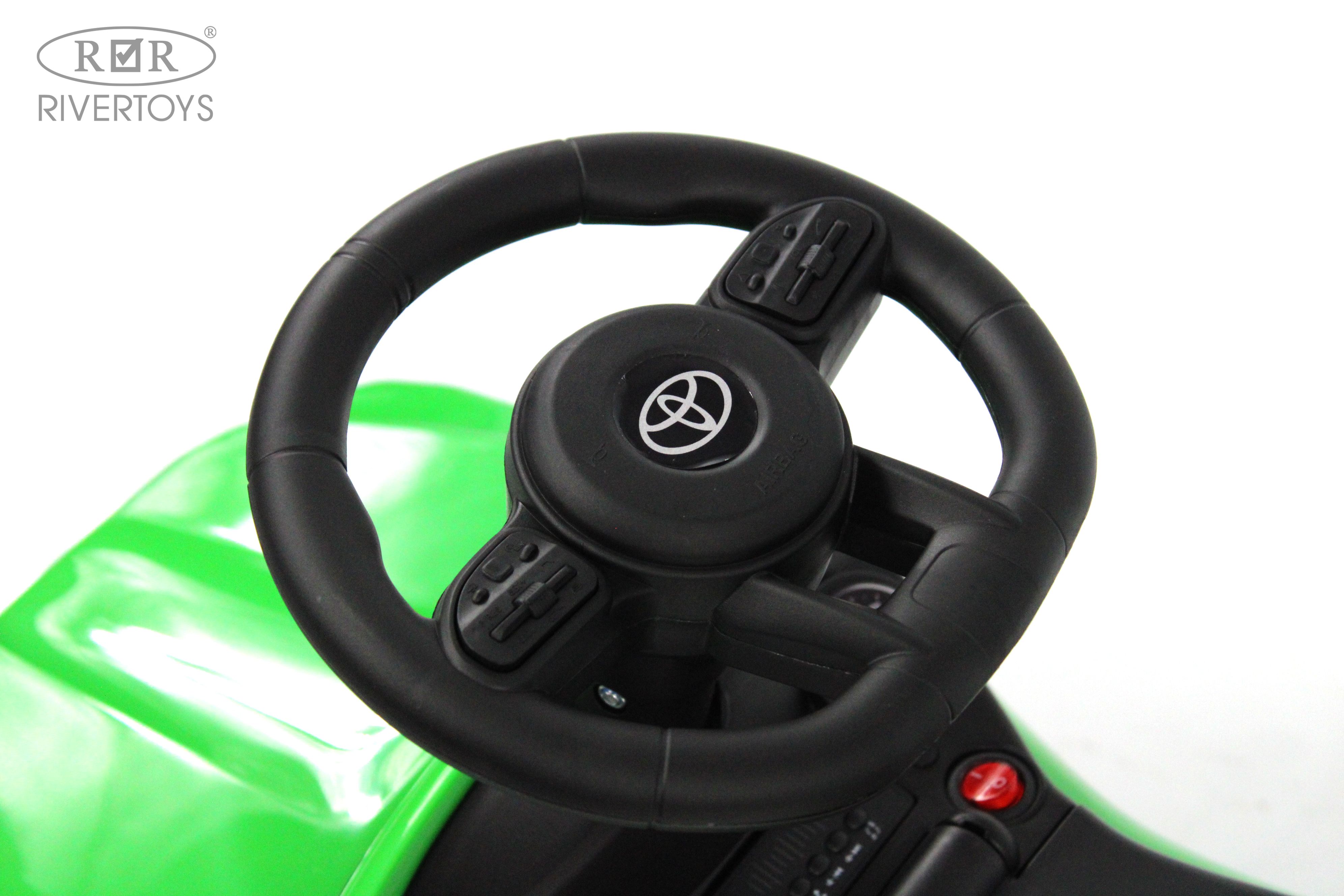 Каталка RIVERTOYS Z002ZZ-D-GREEN зеленый - фото 10