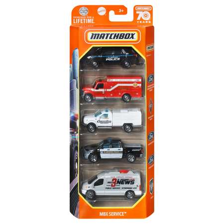Игровой набор Matchbox MBX Service 5шт