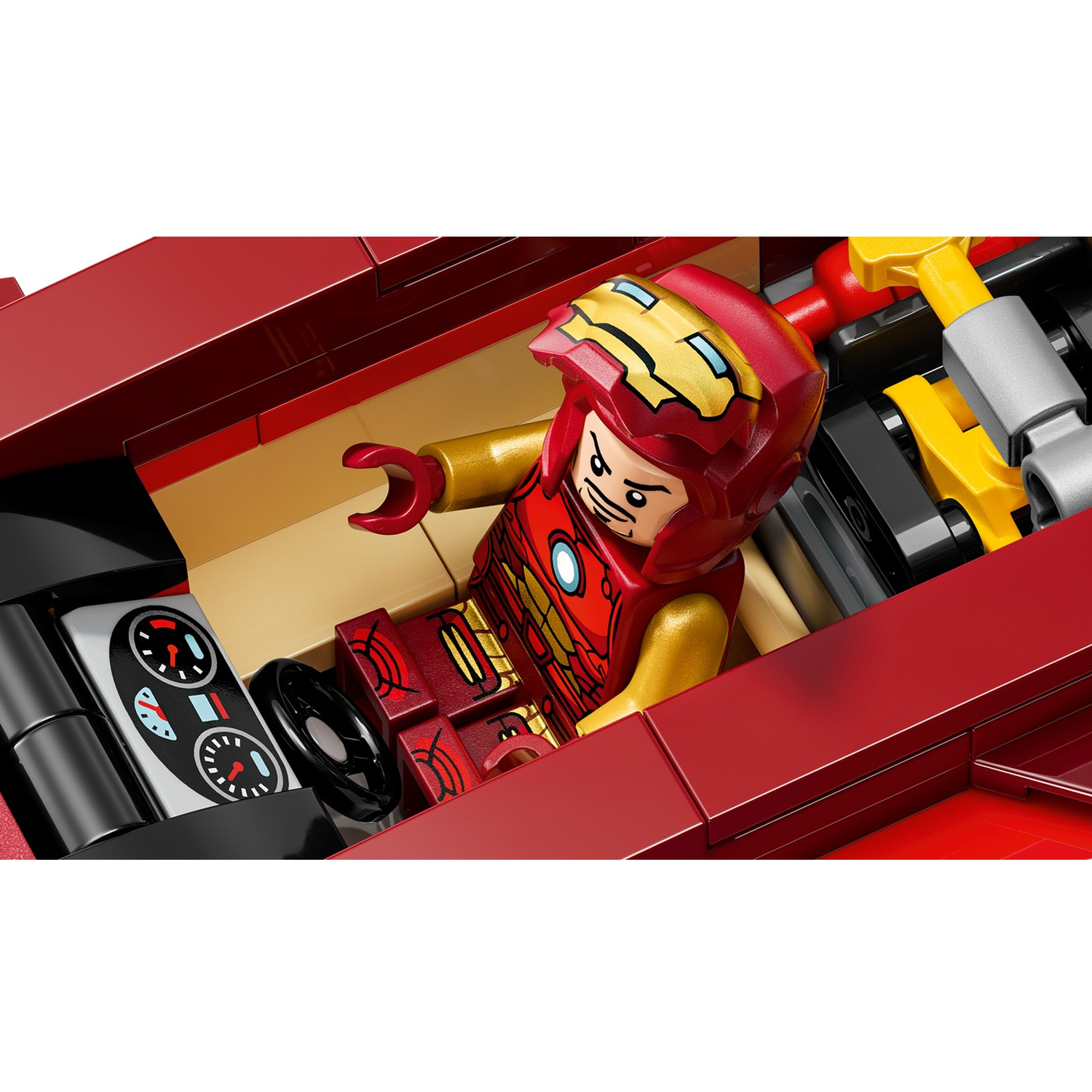 Конструктор LEGO Marvel Super Heroes Машина Железного Человека блочный - фото 8