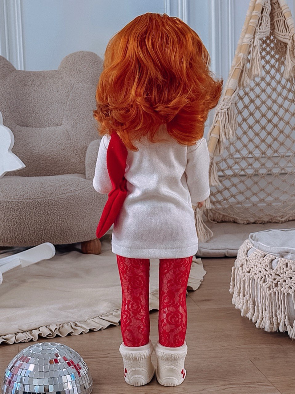 Кукла большая (ростовая) СТРАНА КУКОЛ говорящая Стелла высота 60 см 22-03.3 - фото 15