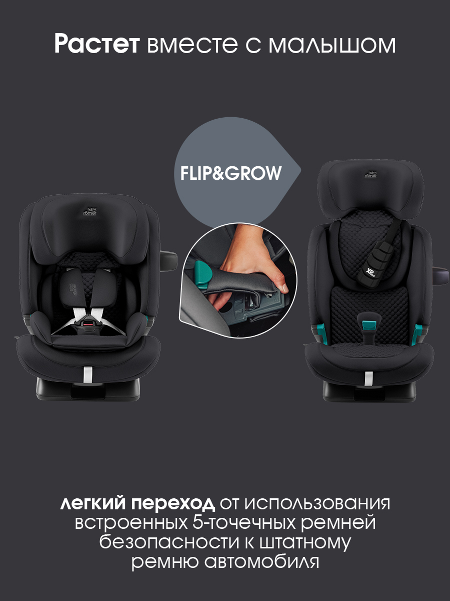 Автокресло Britax Roemer Advansafix Pro Lux Isofix 1/2/3 (9-36 кг) черный - фото 13