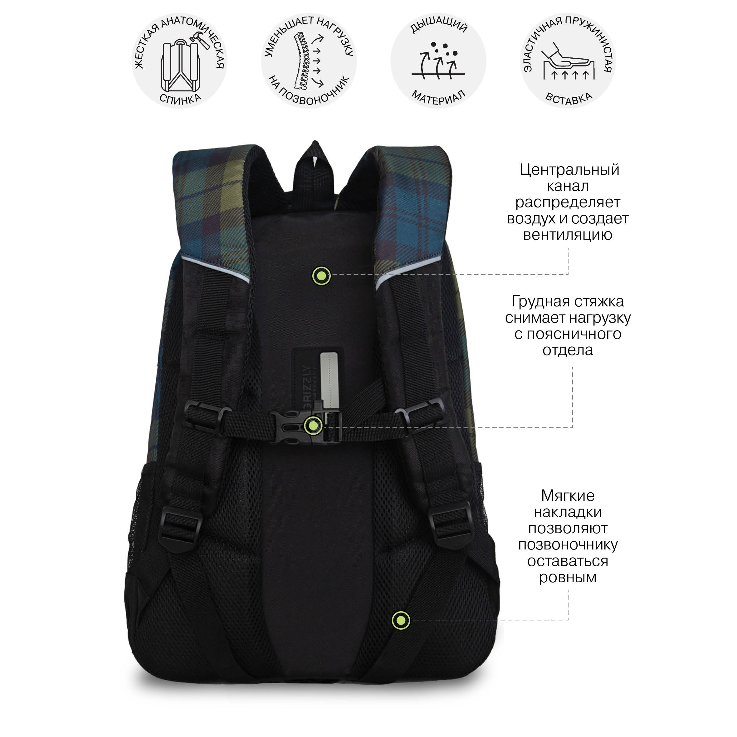 Рюкзак Grizzly - фото 8