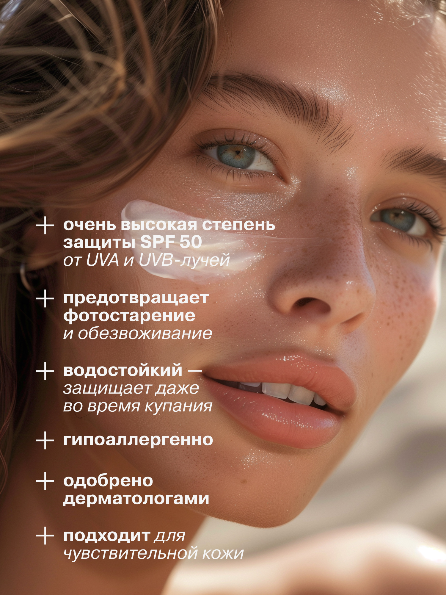 Солнцезащитный крем Librederm Bronzeada для лица и зоны декольте SPF50 - фото 2