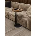 Стол журнальный SLINE Кальяри вяз браун черный