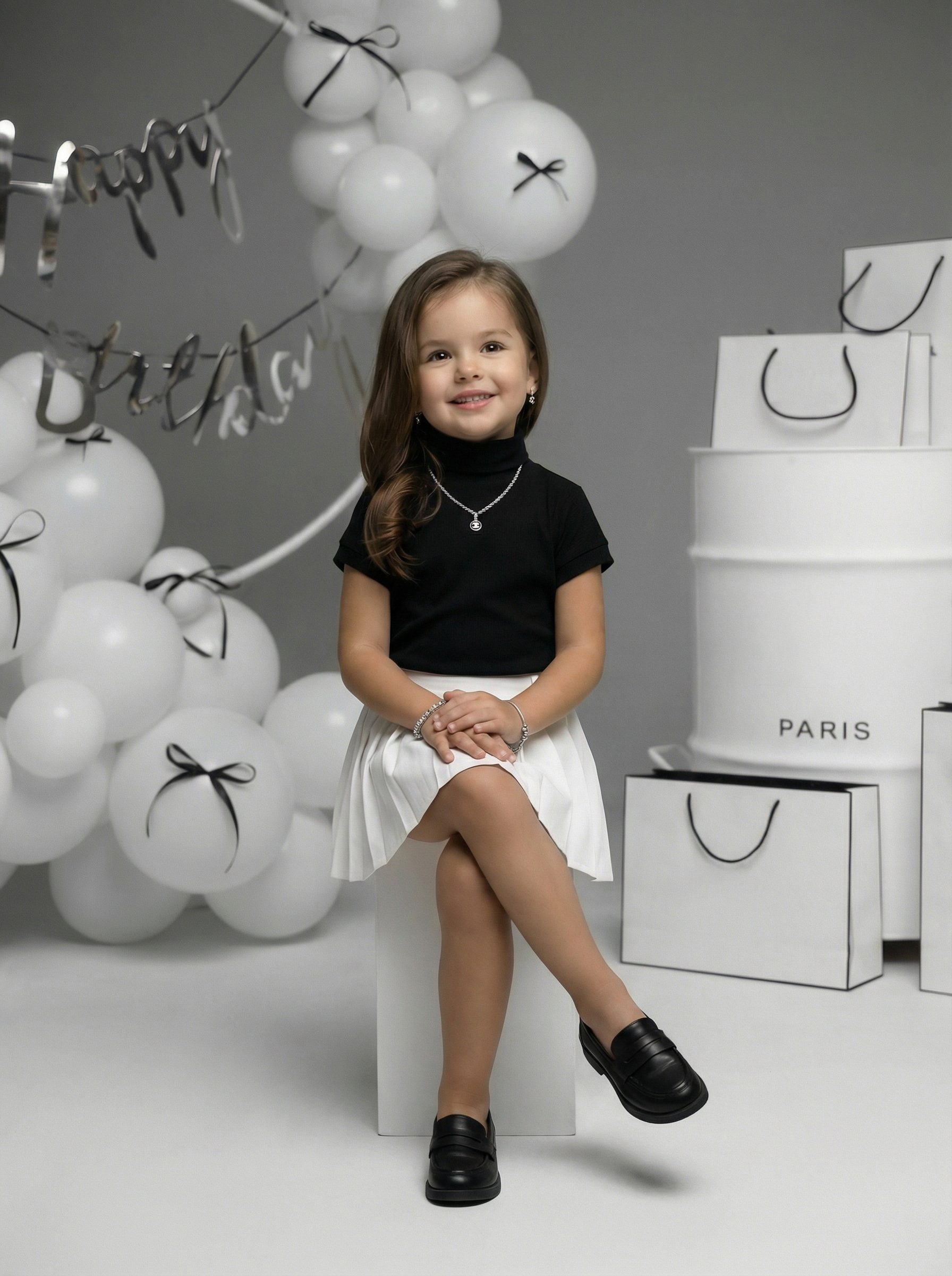 Костюм Artcher Костюм001Черно-белый - фото 5