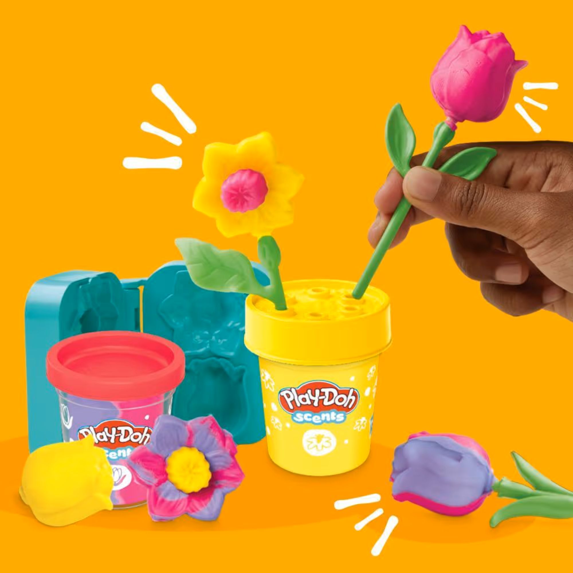 Масса для лепки Hasbro набор Play-Doh Цветочный дуэт - фото 10