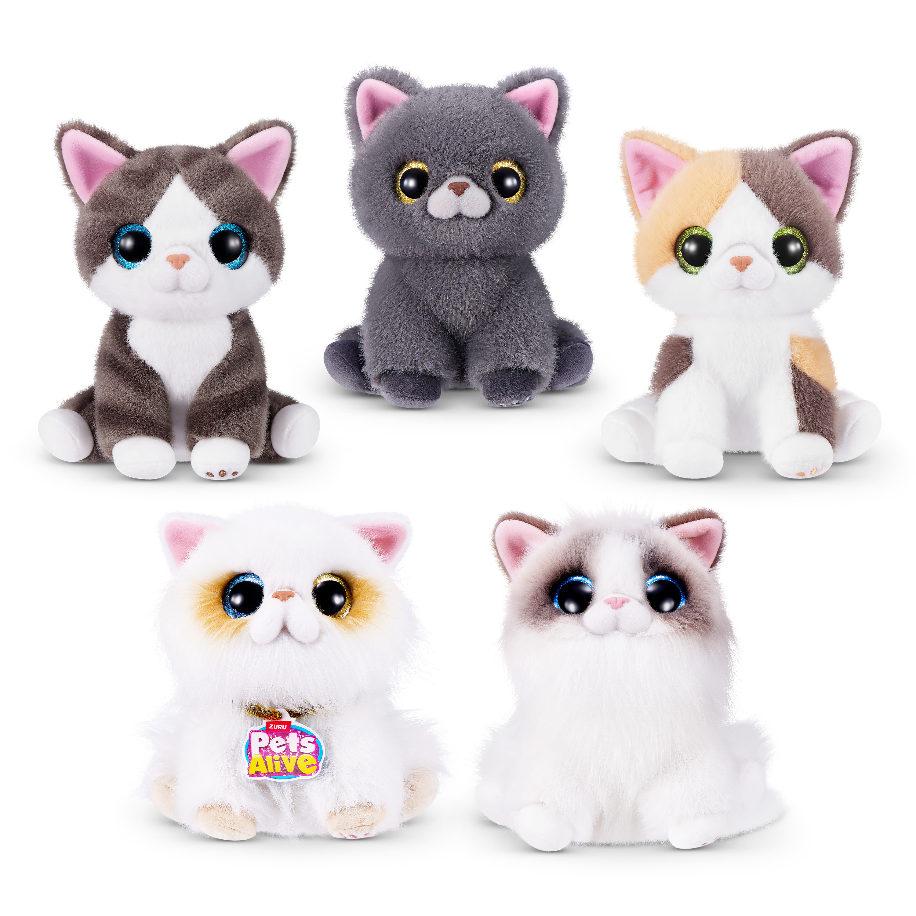 Мягкая игрушка Zuru Pets Alive котик Smitten Kittens в ассортименте - фото 12