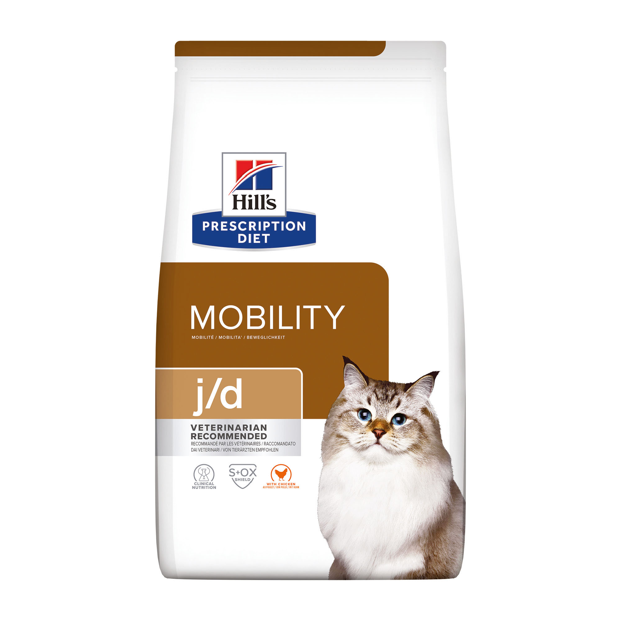 Корм для кошек HILLS 1.5кг Prescription Diet j/d для поддержания здоровья и подвижности суставов с курицей сухой - фото 1