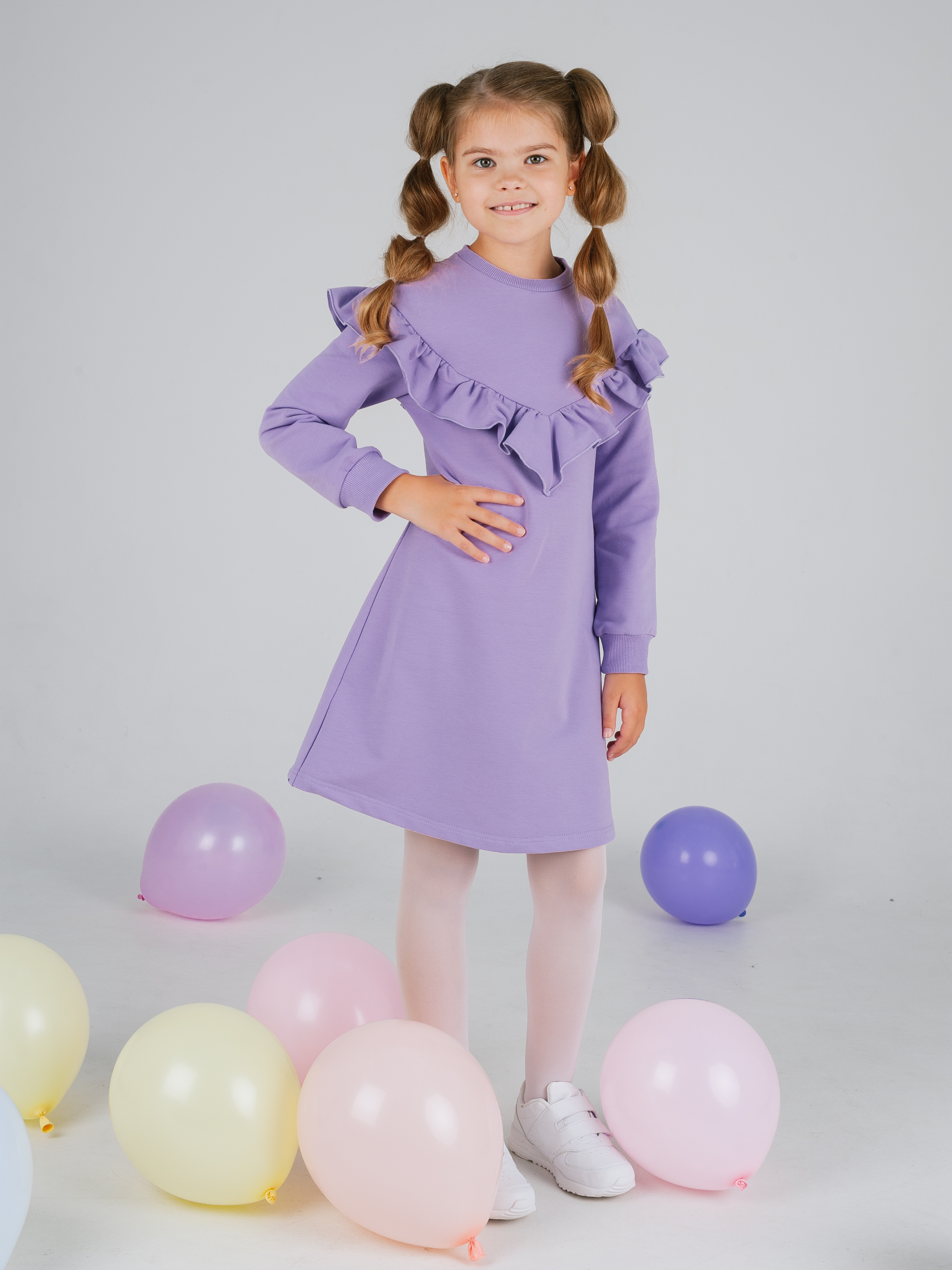 Платье MiloTa ПФ03/лавандовый - фото 6