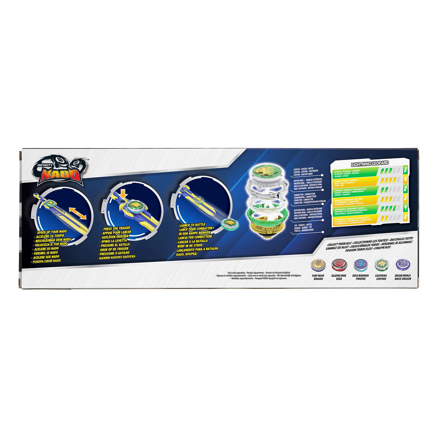 Игровой набор Infinity Nado Волчок Стандарт Light Leopard - фото 22