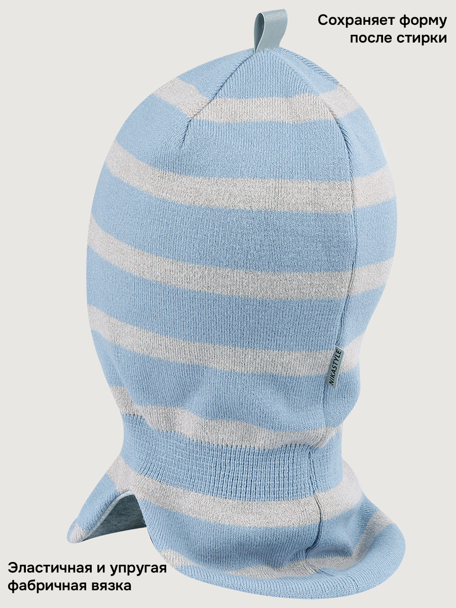 Балаклава NIKASTYLE 10м20526 деним/беж - фото 4