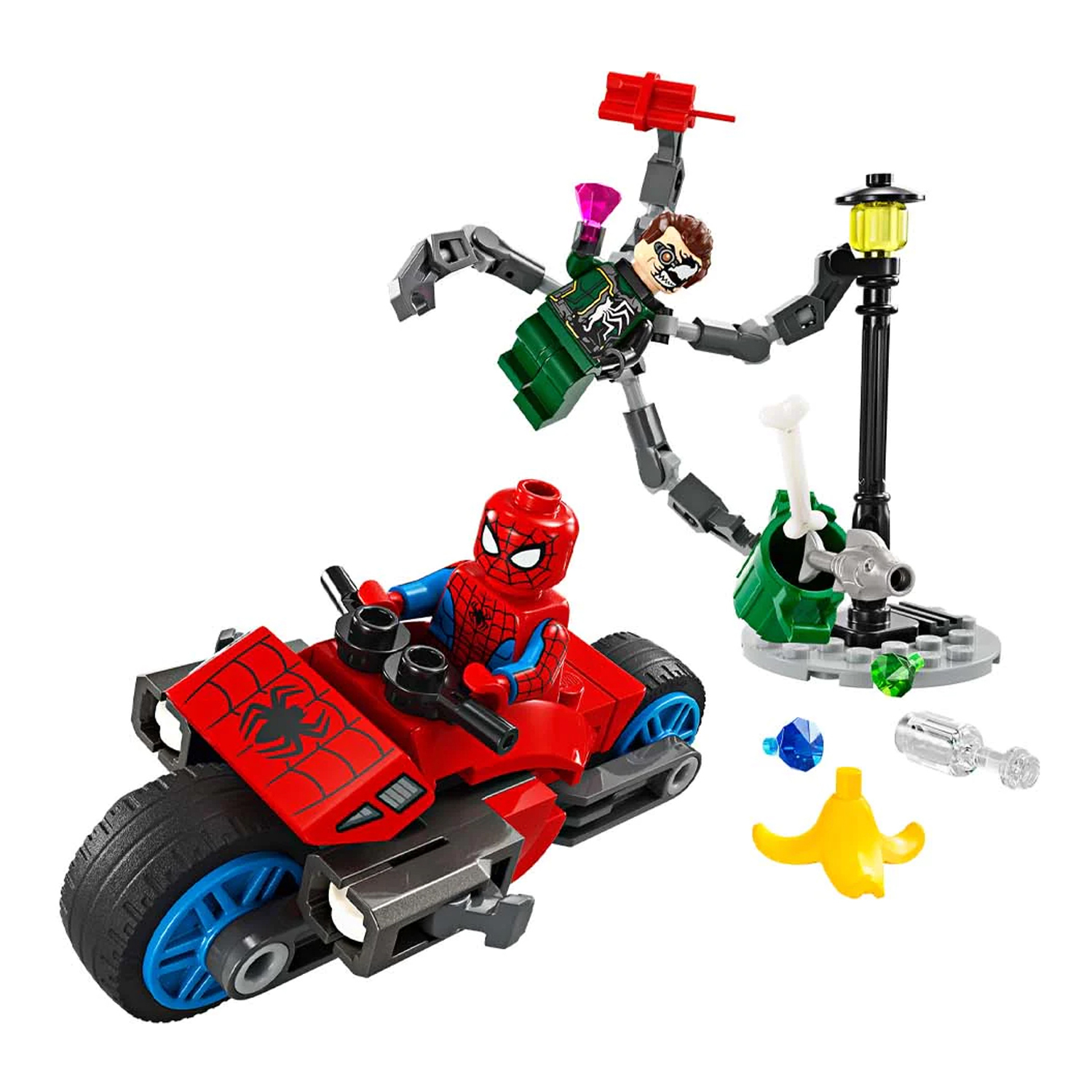 Конструктор LEGO Marvel Super Heroes Погоня: Человек-паук - фото 9