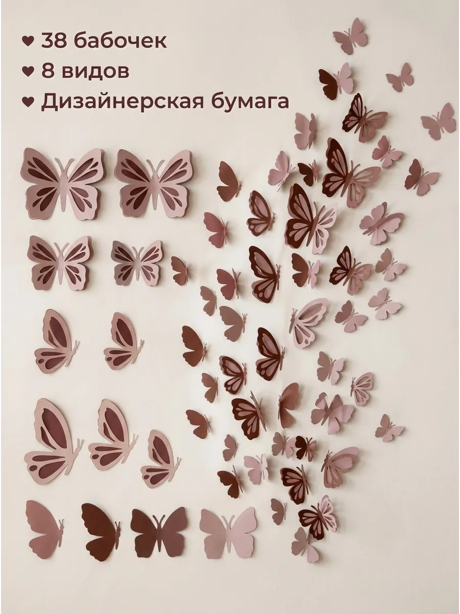 Наклейка PaperInspiration Art Бабочки - фото 4