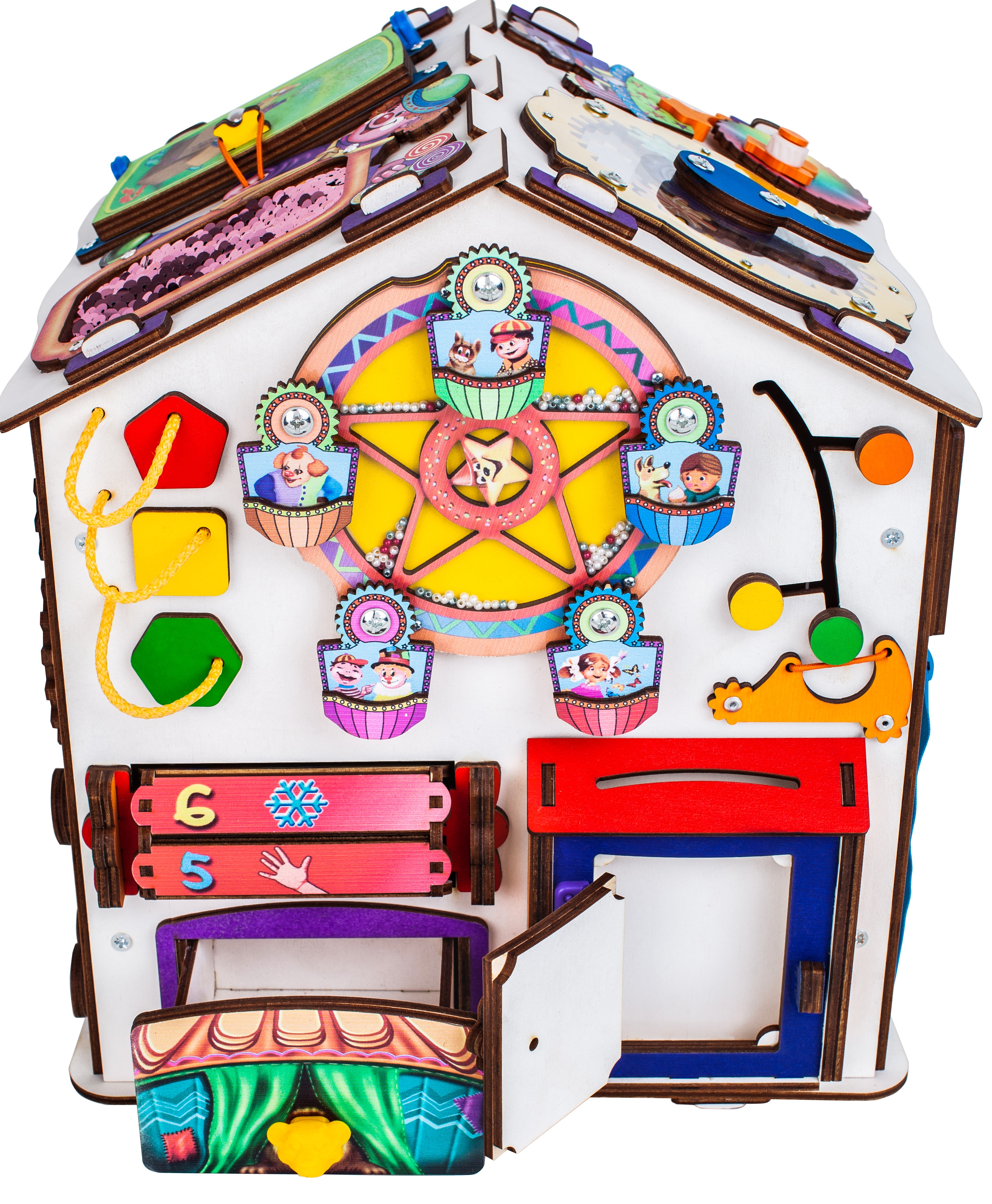 Игрушка Jolly Kids бизиборд Карусель - фото 6