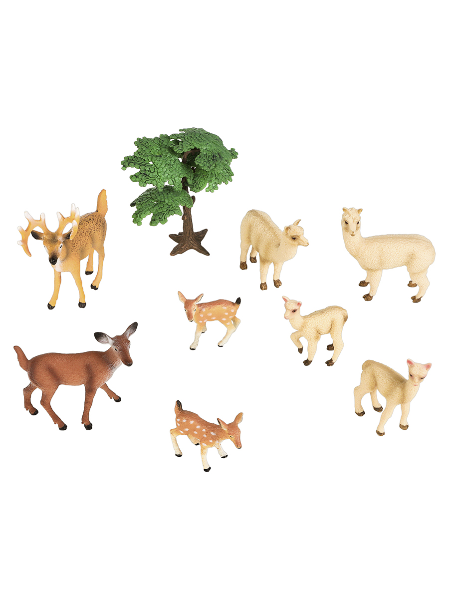 Игровой набор Masai Mara Семья альпак и оленей - фото 17