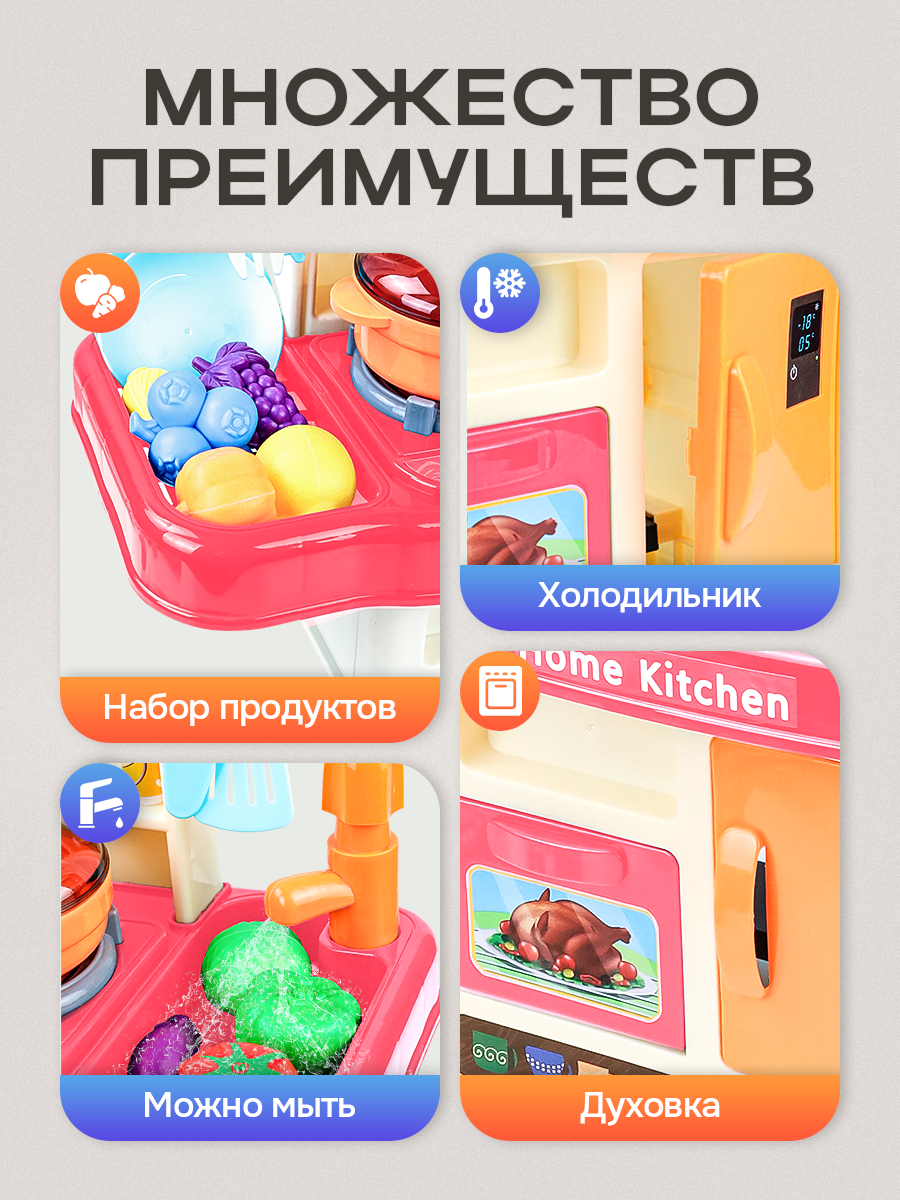 Игрушечная кухня Рыжий кот - фото 3