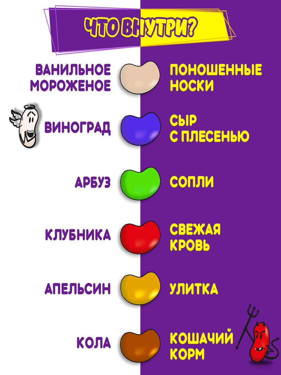 Необычные конфеты Мармеладские Игры с приколом 12 вкусов - фото 2