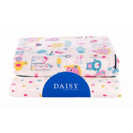Пеленка Daisy Фланель 2шт 75х120см Девочки