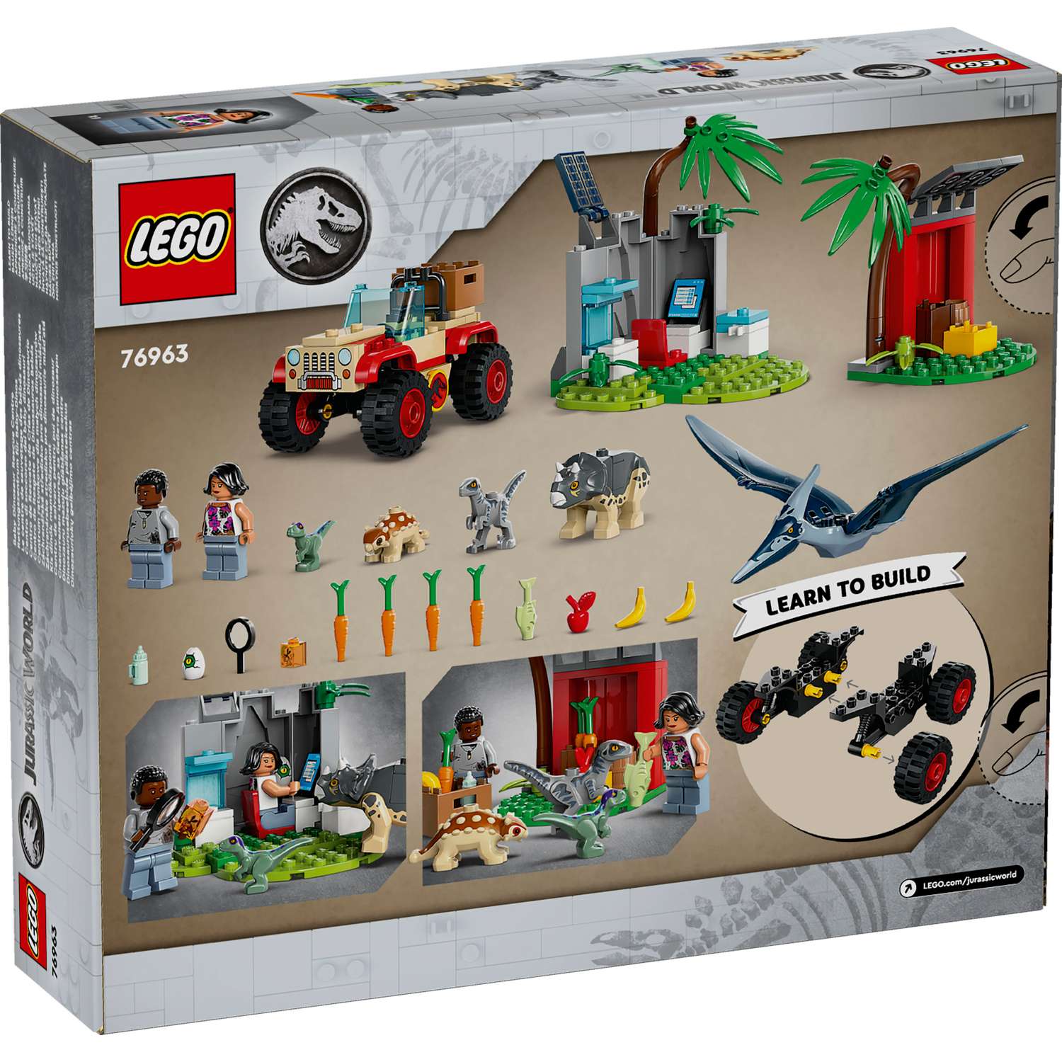 Конструктор LEGO Jurassic World Центр спасения детенышей блочный - фото 5