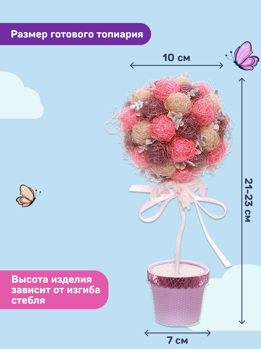 Набор для творчества Волшебная мастерская валяние Розовое чудо - фото 8