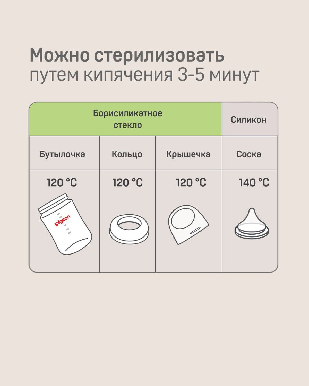 Бутылочка Pigeon 160 мл - фото 12