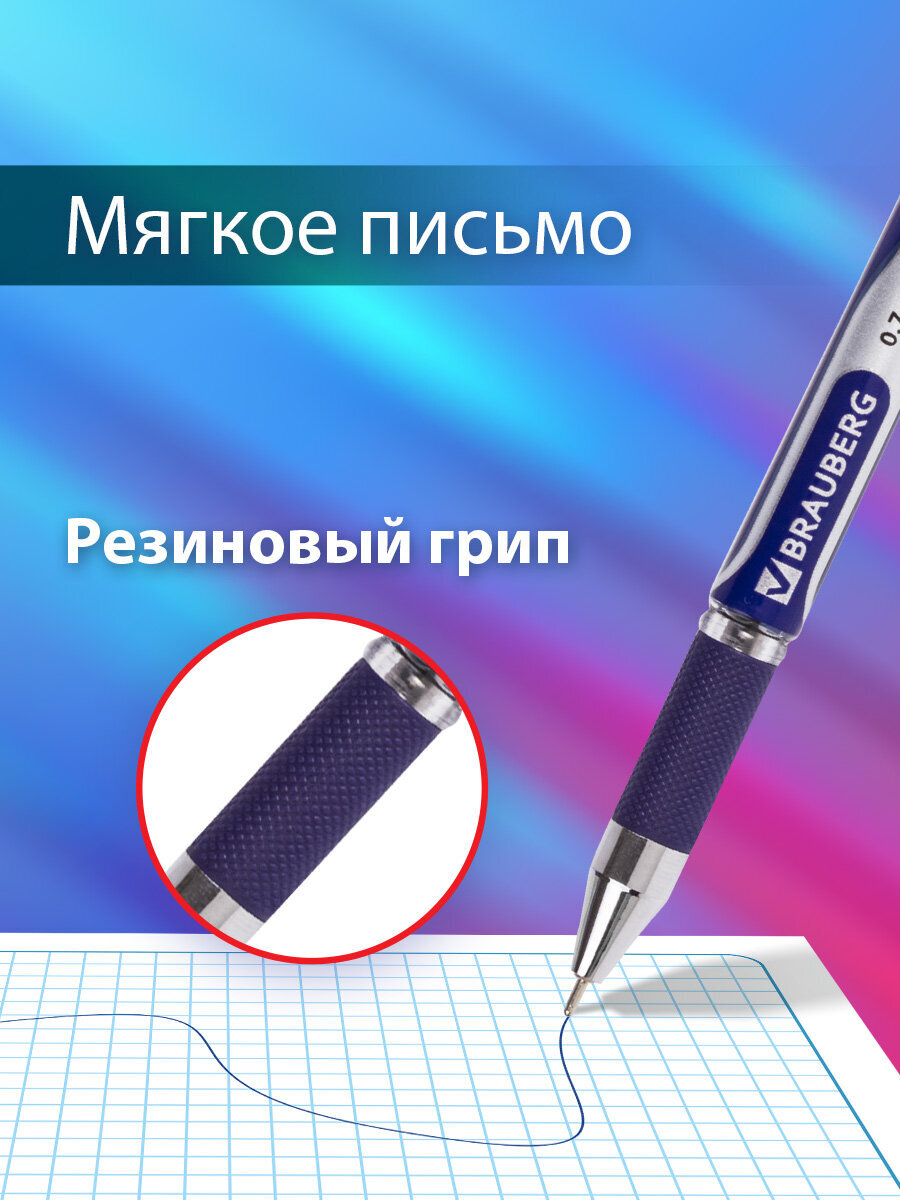 Ручка шариковая Brauberg 12 шт. - фото 3